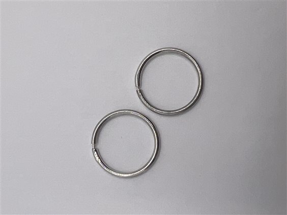 Orecchini Domar Cerchi argento 925 lisci in Argento ORAR-436-280 - ORAR-436-280